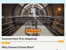 Tablet Screenshot of citizenbikes.com